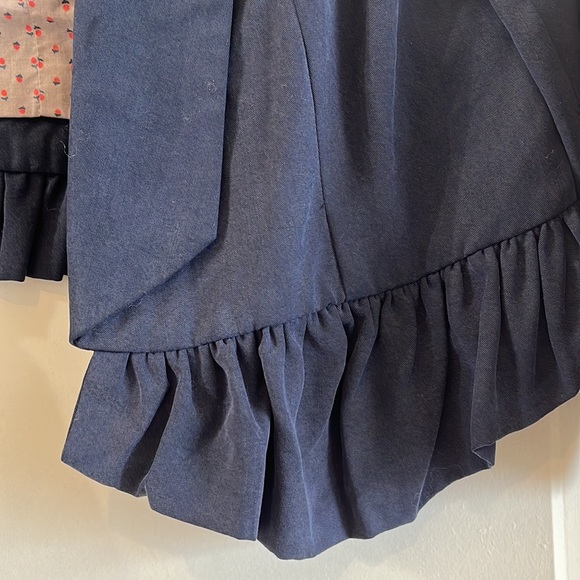 ANthropologie CARTONNIER blazer jacket tencel blue S - Picture 4 of 5